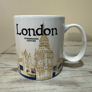 Starbucks Coffee LONDON Global Icon Series 2014 Collector Mug Cup 16 oz Big Ben